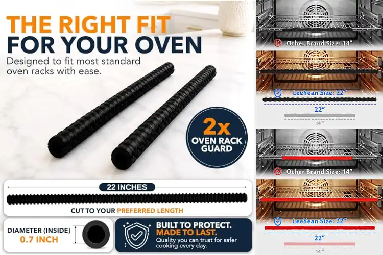 Detailed view of Best 22 Inch Oven Rack Shields