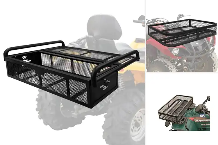 Detailed view of Best ATV Cargo Baskets for Secure Gear Transport