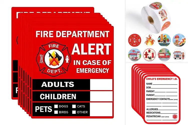 Detailed view of Best Child Safety Stickers