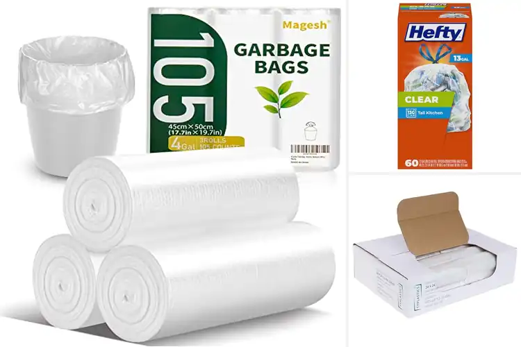 Detailed view of Best Clear Waste Bags: Top 10 Picks for Every Bin Size