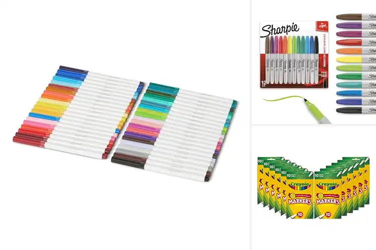 Detailed view of Best Colored Markers