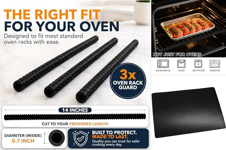 Detailed view of Best Cut To Fit Oven Rack Guards