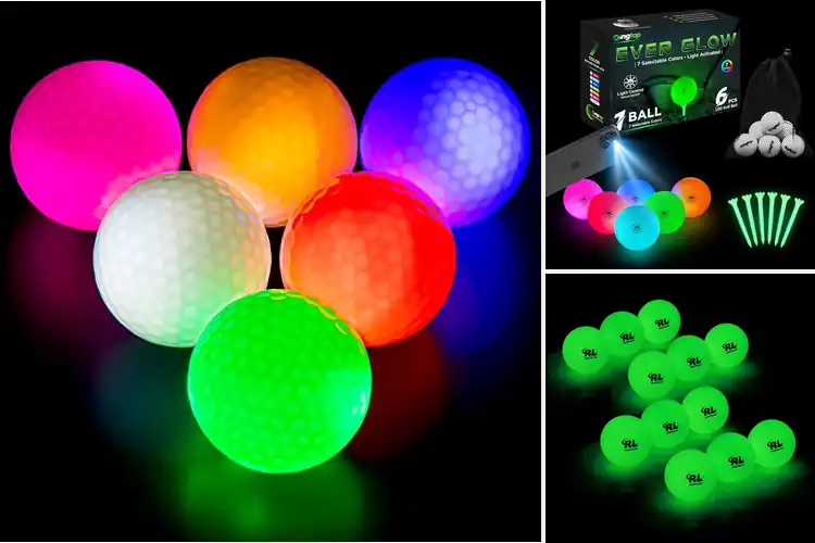 Detailed view of Best Fluorescent Golf Balls For Night Play
