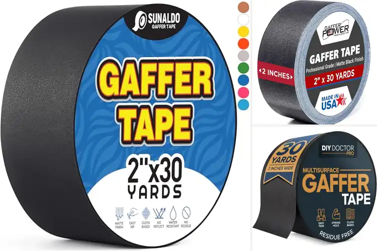 Detailed view of Best Gaffers Tapes: Top Residue-Free Picks for Any Project