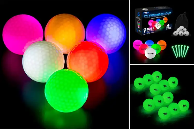 Detailed view of Best Glow In The Dark Golf Balls