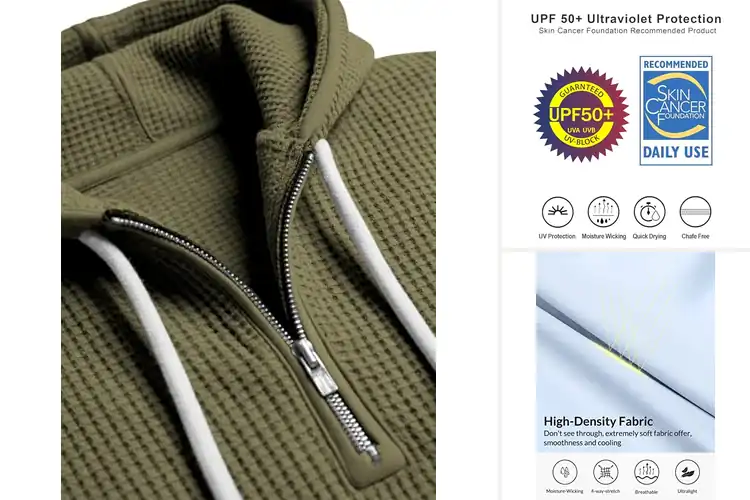 Detailed view of Best Hiking Hoodies