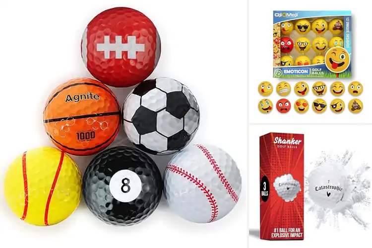 Detailed view of Best Novelty Golf Balls For Men: 10 Fun Picks