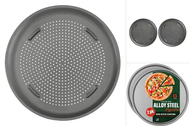 Detailed view of Best Pizza Pans: Top 10 Picks for Perfect Homemade Pies