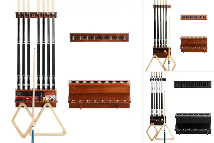 Detailed view of Best Pool Cue Racks