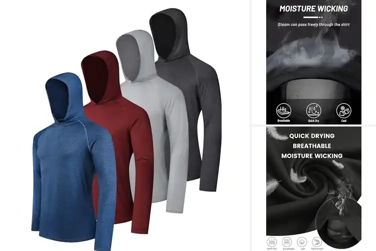Detailed view of Best Quick Dry Hoodies with UPF 50+