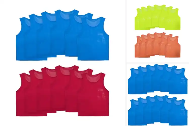 Detailed view of Best Reversible Team Vests