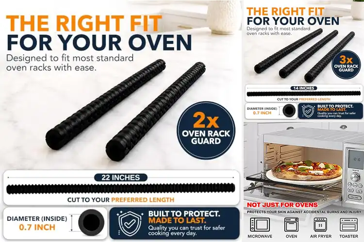 Detailed view of Best Silicone Oven Rack Guards