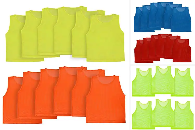 Detailed view of Best Soccer Training Vests