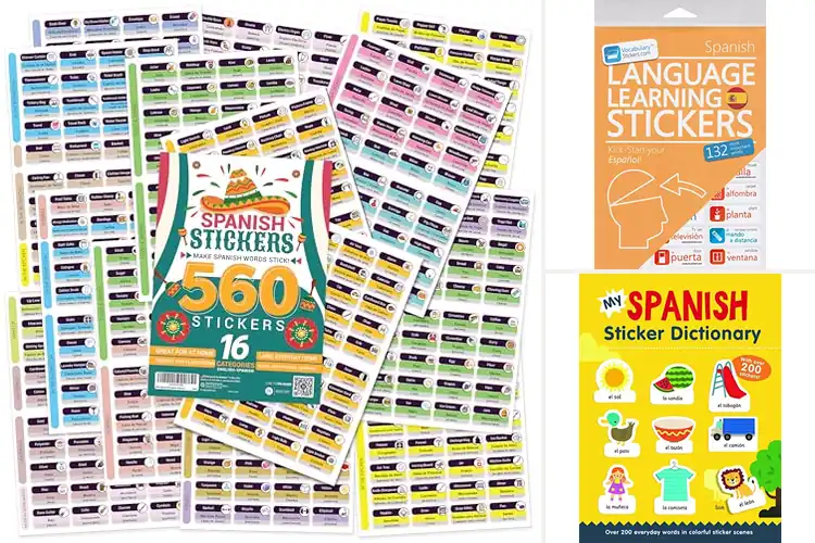 Detailed view of Best Spanish Learning Stickers