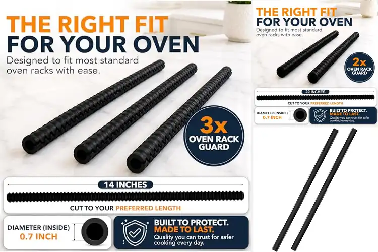 Detailed view of Best Toaster Oven Rack Guards